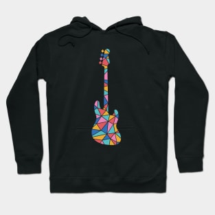 Geometric Colorful Bass Guitar Hoodie